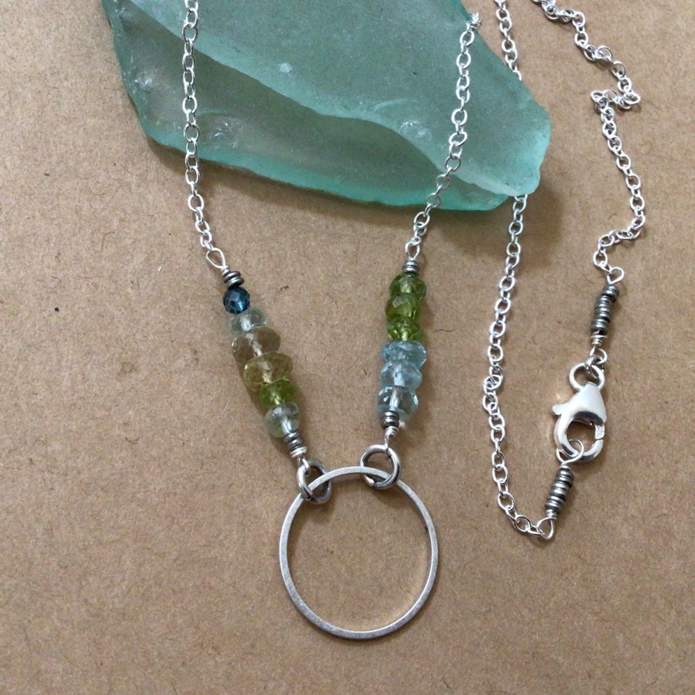 Sterling Silver Sundance Charm Necklace